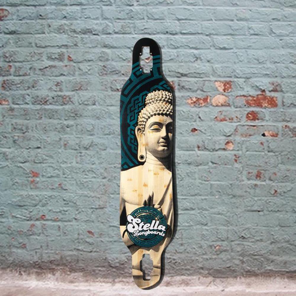 Stella  Chakra Buddha Drop Through Longboard 40 inch Deck - Longboards USA