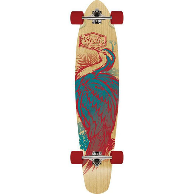 Stella Crane Red Kicktail 42" Longboard - Longboards USA