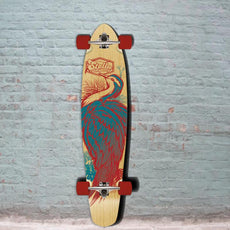 Stella Crane Red Kicktail 42" Longboard - Longboards USA