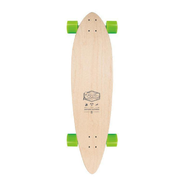 Stella Hula Blunt Nose Pintail 38" Longboard Skateboard - Longboards USA