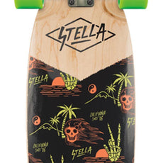 Stella Hula Blunt Nose Pintail 38" Longboard Skateboard - Longboards USA
