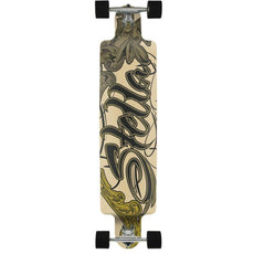 Stella Lowrider Ornate Logo Gold 42" Longboard - Complete - Longboards USA