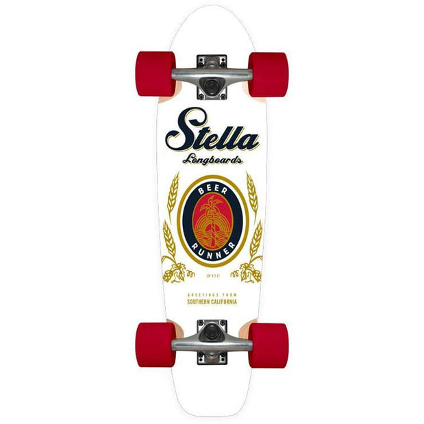 Stella Time Beer runner Longboard Skateboard 29 inch - Complete - Longboards USA