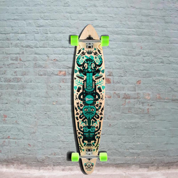 Stella Totem Pintail Cruiser 46" Longboard Complete - Longboards USA