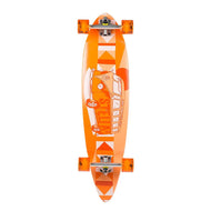 Stella Wagon Orange Blunt Nose 38” Pintail Longboard - Longboards USA