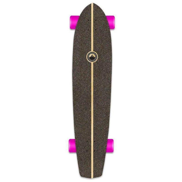 Surf's up 36" Slimkick Longboard from Punked - Complete - Longboards USA