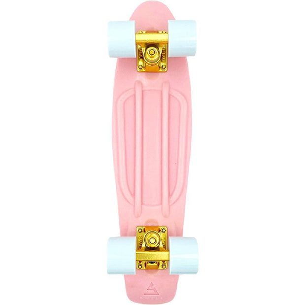 Swell 22" Complete Coral Pink Gold mini Skateboard - Longboards USA