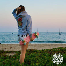 Swell 22" Complete Coral Pink Gold mini Skateboard - Longboards USA