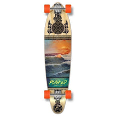 Wave Scene 40" Kicktail Longboard from Punked - Complete - Longboards USA