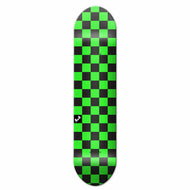Yocaher Checker Green - Skateboard Deck - Longboards USA