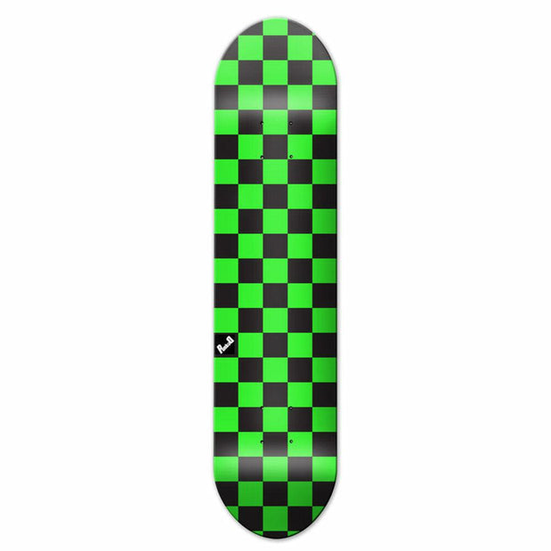 Yocaher Checker Green - Skateboard Deck - Longboards USA