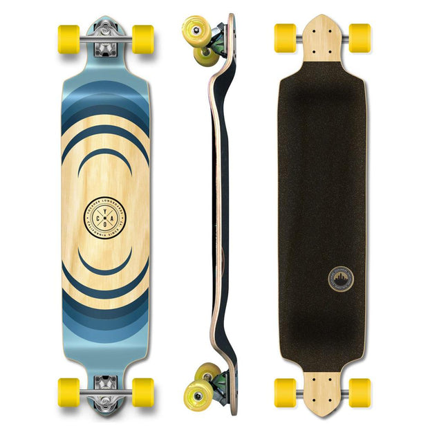 Yocaher Drop Down Longboard Complete - Earth Series - Ripple - Longboards USA