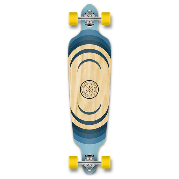 Yocaher Drop Through Longboard Complete - Earth Series - Ripple - Longboards USA