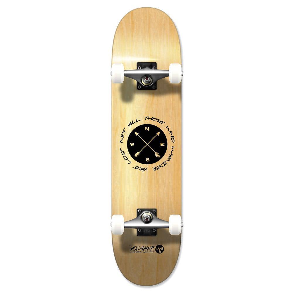 Yocaher Graphic Complete 7.75" Skateboard - Wander Natural - Longboards USA