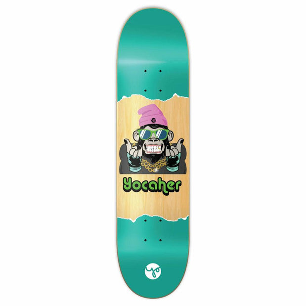 Yocaher Graphic Skateboard Deck - Chimp Series - See No Evil - Longboards USA