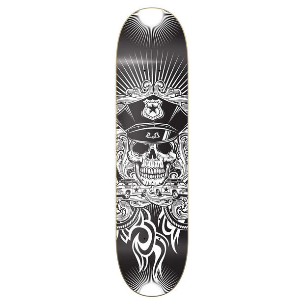 Yocaher Graphic Skateboard Deck - Skull Cop - Longboards USA