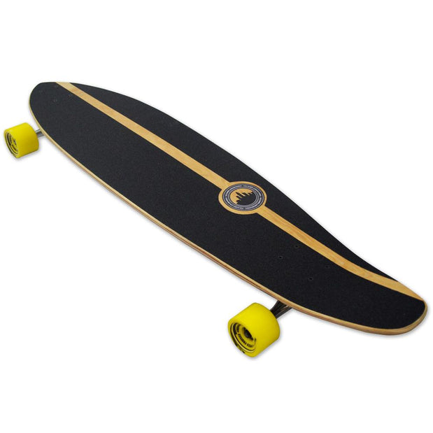 Yocaher Kicktail Longboard Complete - Earth Series - Ripple - Longboards USA