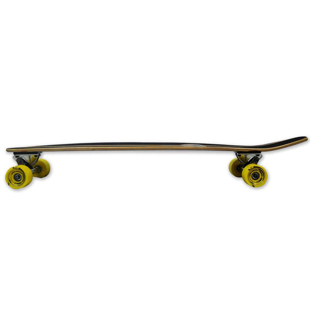 Yocaher Kicktail Longboard Complete - Earth Series - Ripple - Longboards USA
