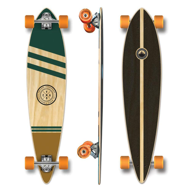 Yocaher Pintail Longboard Complete - Earth Series - Wind - Longboards USA