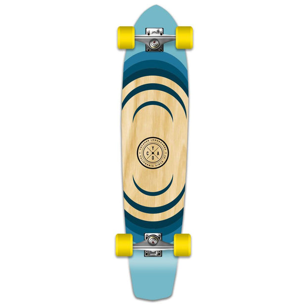 Yocaher Slimkick Longboard Complete - Earth Series - Ripple - Longboards USA