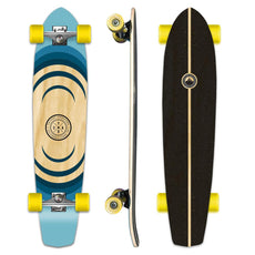 Yocaher Slimkick Longboard Complete - Earth Series - Ripple - Longboards USA