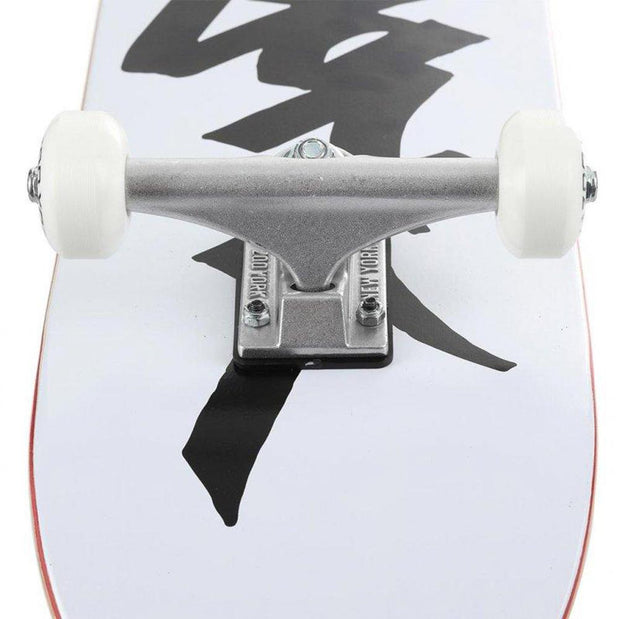 Zoo York OG 95 Tag White/Black 8.25" Skateboard - Longboards USA