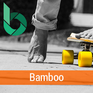 Bamboo Skateboards Planche de Skate Vierge - Pop - Force - Durabilité  (8.25)