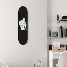 The Thinker Black 8.25" Custom Skateboard or Wall Art