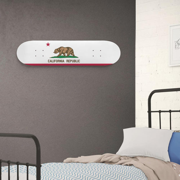 California State Flag Custom 8.25" Skateboard or Wall Art