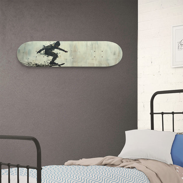 Banksy Inspired Skater Speed- 7.25" Skateboard or Wall Art