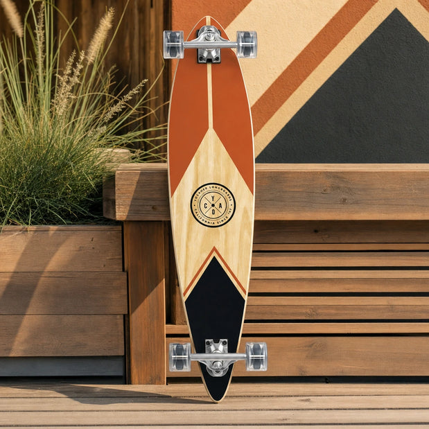 Yocaher Pintail Longboard Complete - Earth Series - Mountain - Longboards USA