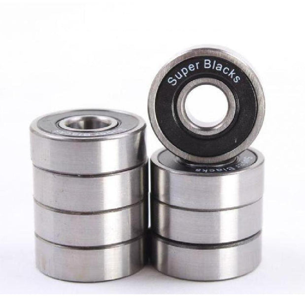 Super Blacks Longboard Skateboard Bearings - Longboards USA