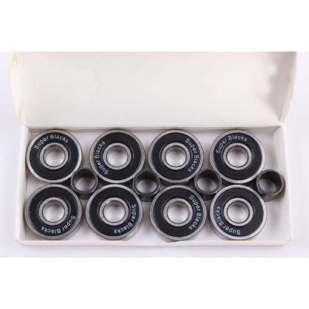 Super Blacks Longboard Skateboard Bearings - Longboards USA