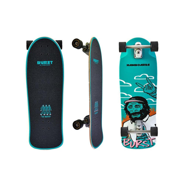 Hamboards Burst 32" Surfskate Carving Pumping Cruiser - Longboards USA