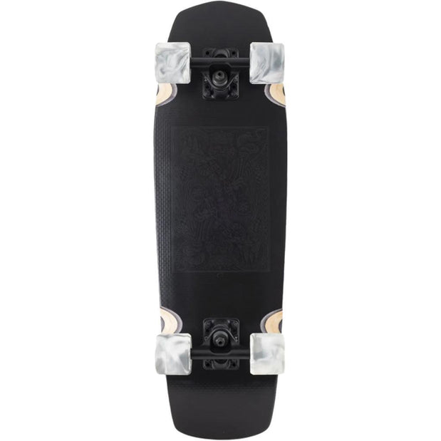 Landyachtz Dinghy Coﬃn Stealth Card 28" Cruiser Skateboard - Longboards USA
