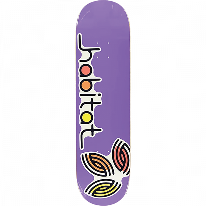 Habitat Trillium 8.25" Purple Skateboard Deck - Longboards USA