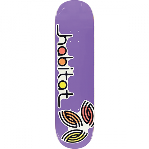 Habitat Trillium 8.25" Purple Skateboard Deck - Longboards USA