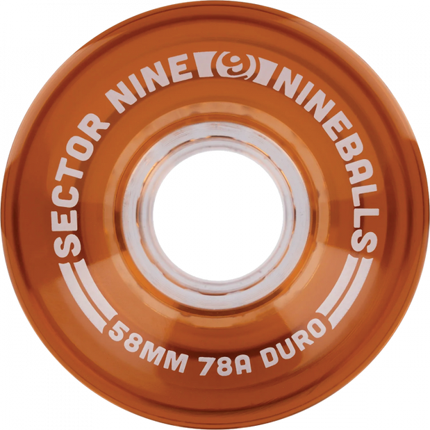 Sector 9 Nineballs 58Mm 78A Root Beer Wheels - Longboards USA