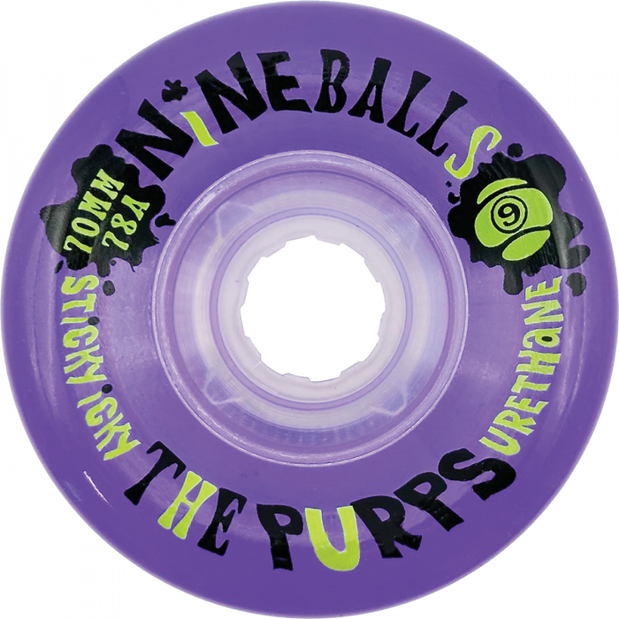 Sector 9 Nineballs 70Mm 78A Clear Purple Wheels - Longboards USA