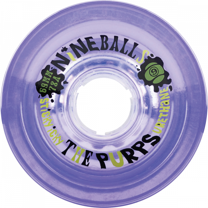 Sector 9 Nineballs 69Mm 78A Clear Purple Wheels - Longboards USA