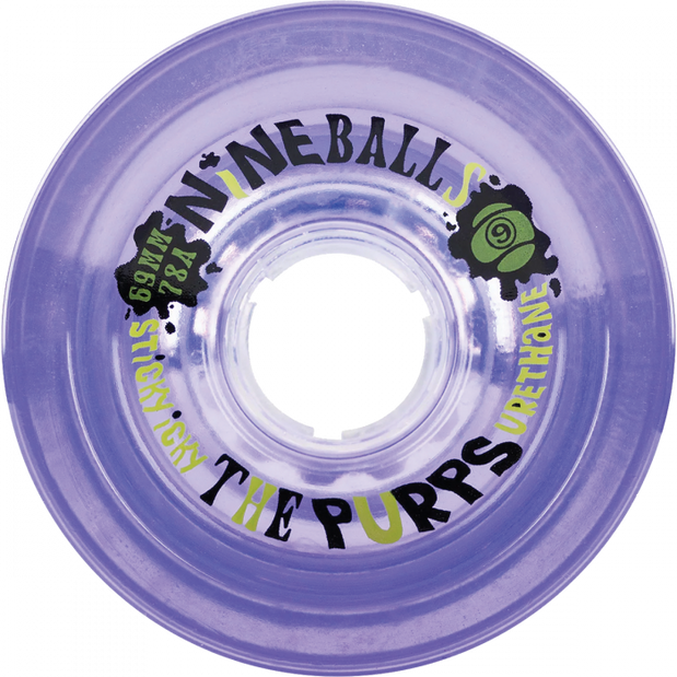 Sector 9 Nineballs 69Mm 78A Clear Purple Wheels - Longboards USA