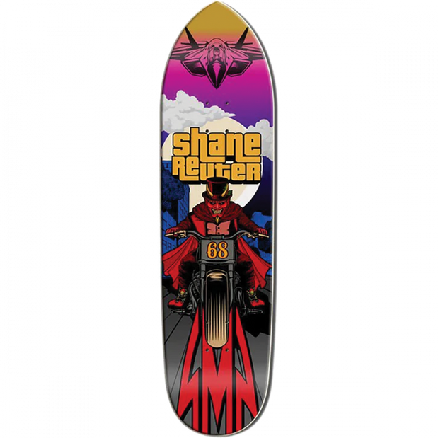 Santa Monica Airlines euter 8.5X33" Pink Top Skateboard Deck - Longboards USA