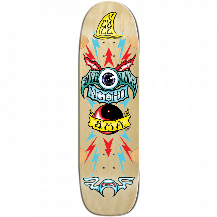 Santa Monica Airlines goho Series 3" 9.5X33.75" Nat Skateboard Deck - Longboards USA