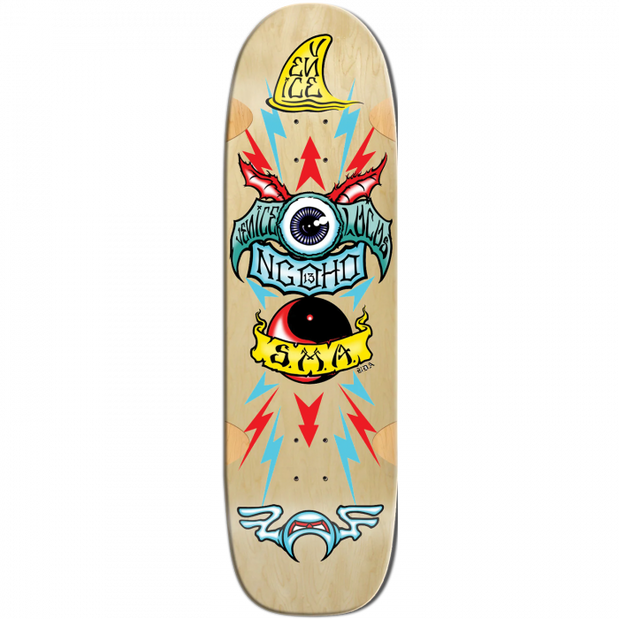 Santa Monica Airlines goho Series 3" 9.5X33.75" Nat Skateboard Deck - Longboards USA