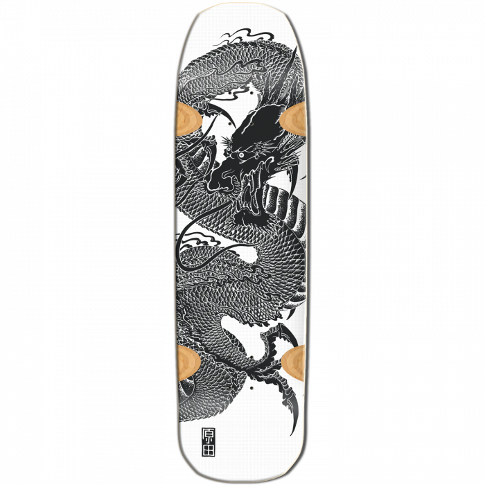 Santa Monica Airlines arada 9X33" Blk Dragon Smart Tech Skateboard Deck - Longboards USA