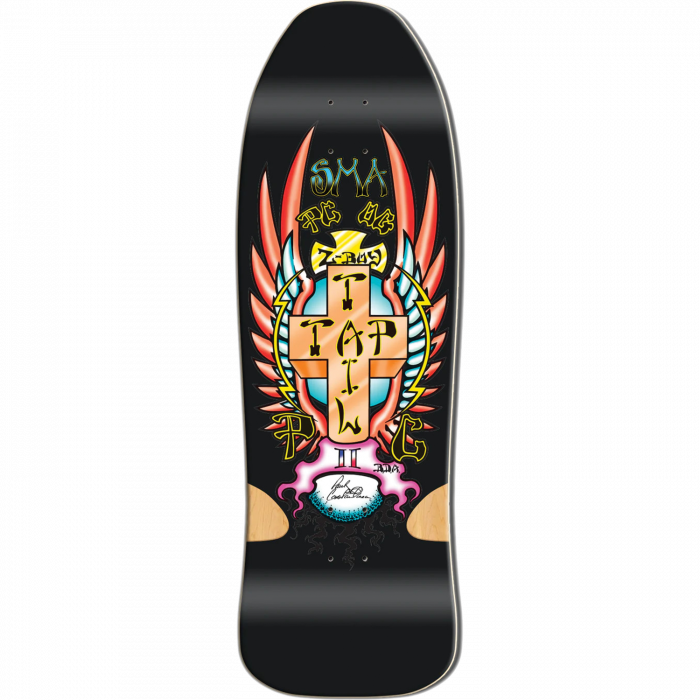 Santa Monica Airlines onstantineau Series 3" 9.5X30" Blk Formica Skateboard Deck - Longboards USA