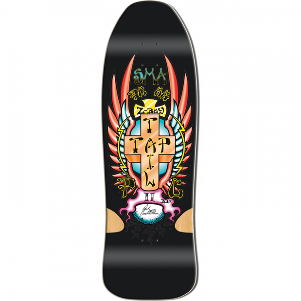 Santa Monica Airlines onstantineau Series 3" 9.5X30" Blk Formica Skateboard Deck - Longboards USA