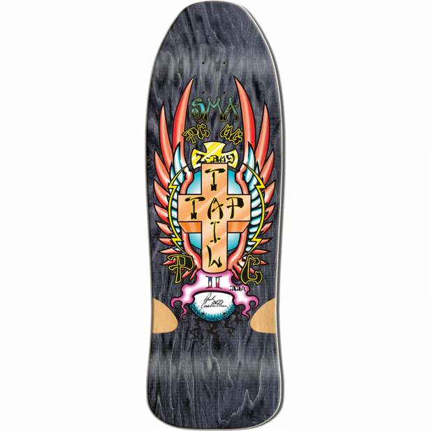 Santa Monica Airlines onstantineau Series 3" 9.5X30" Black Stain Skateboard Deck - Longboards USA