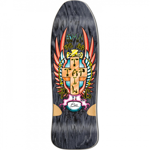 Santa Monica Airlines onstantineau Series 3" 9.5X30" Black Stain Skateboard Deck - Longboards USA