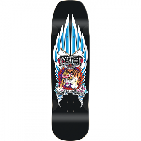 Santa Monica Airlines arada Tiger Ltd 9X33" Black Dip Skateboard Deck - Longboards USA